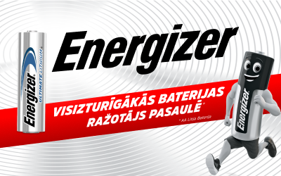 Energizer Pasaules visizturīkāgā baterija